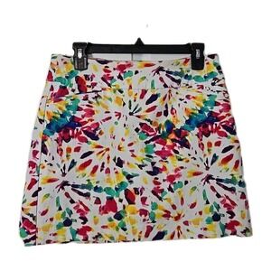 Attyre Womans Scort Tye Dye Fabric Size 6